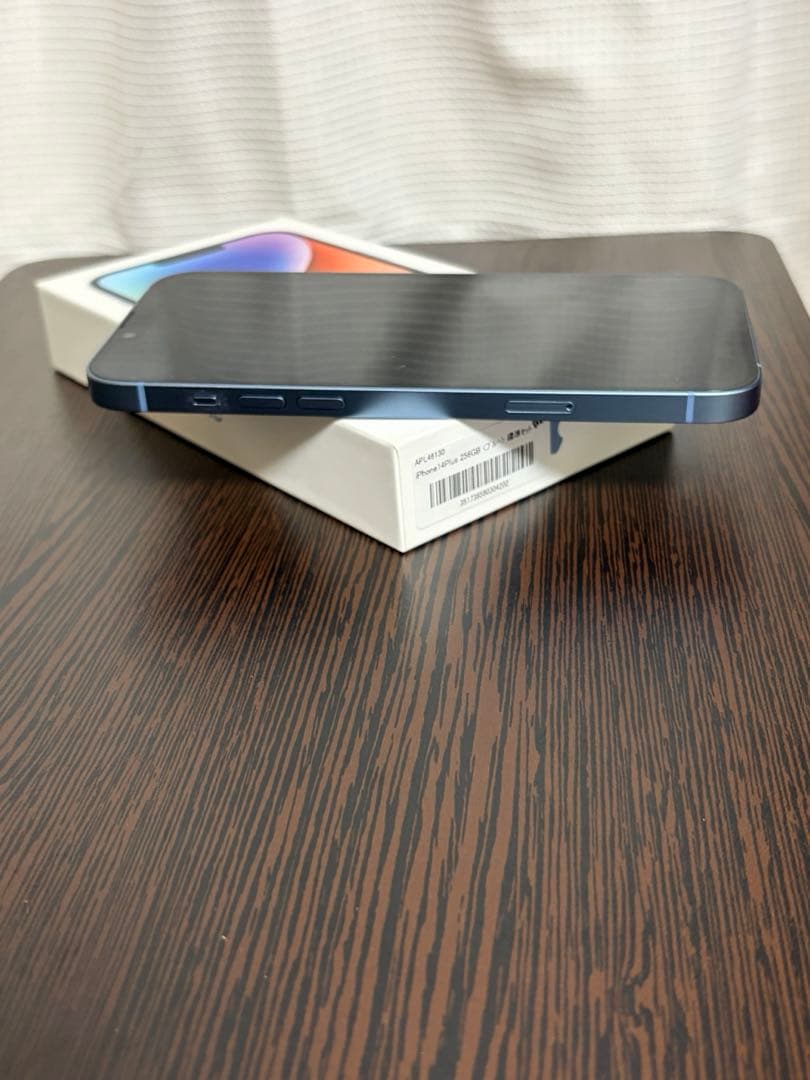 iPhone 14plus 256GB ブルー SIMフリー　美品