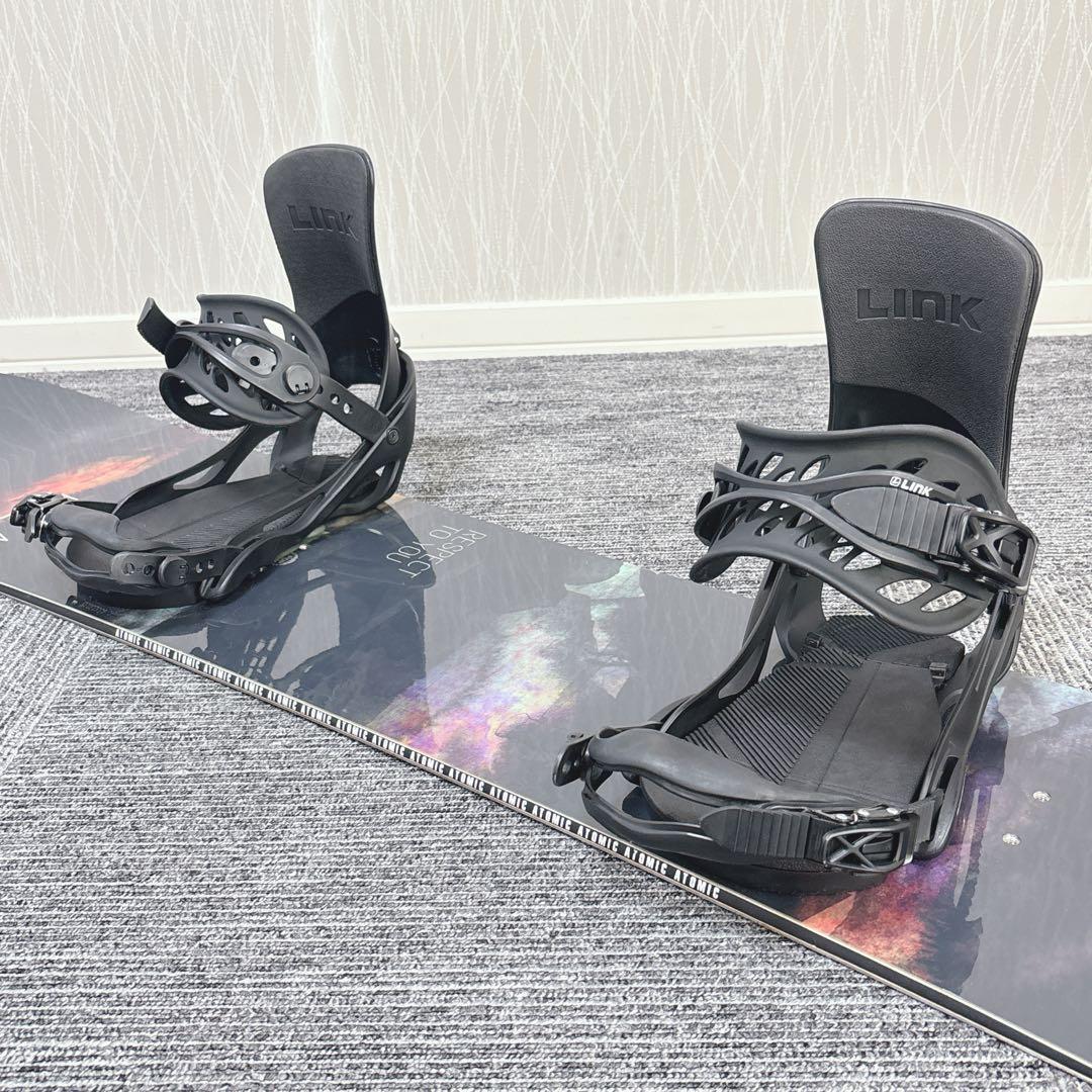 36美品❗️超豪華❗️ATOMIC/LINK メンズスノーボードセット★153cm