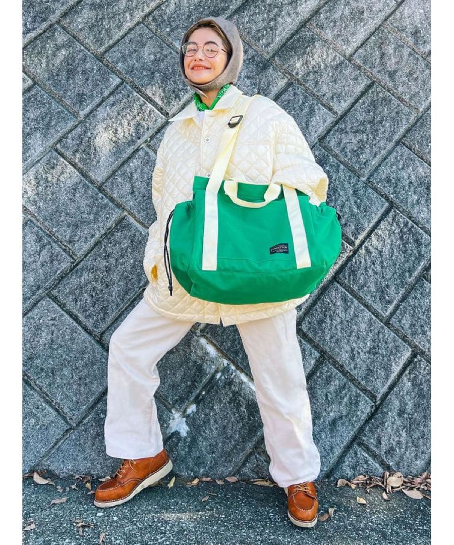 ペンドルトン　マザーズバッグ　グリーン