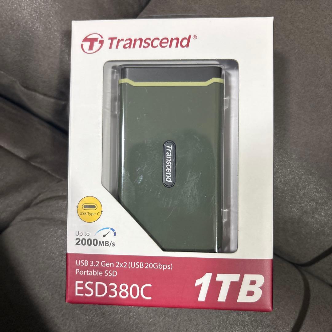 エルゴラ　Transcend ESD380C 1TB ポータブルSSD