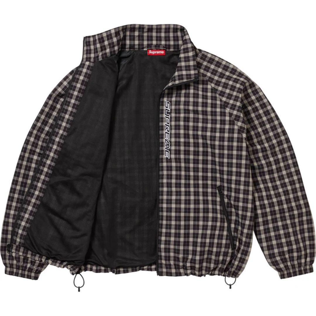 Y*s様 Supreme Plaid Track Jacket \"Black\"