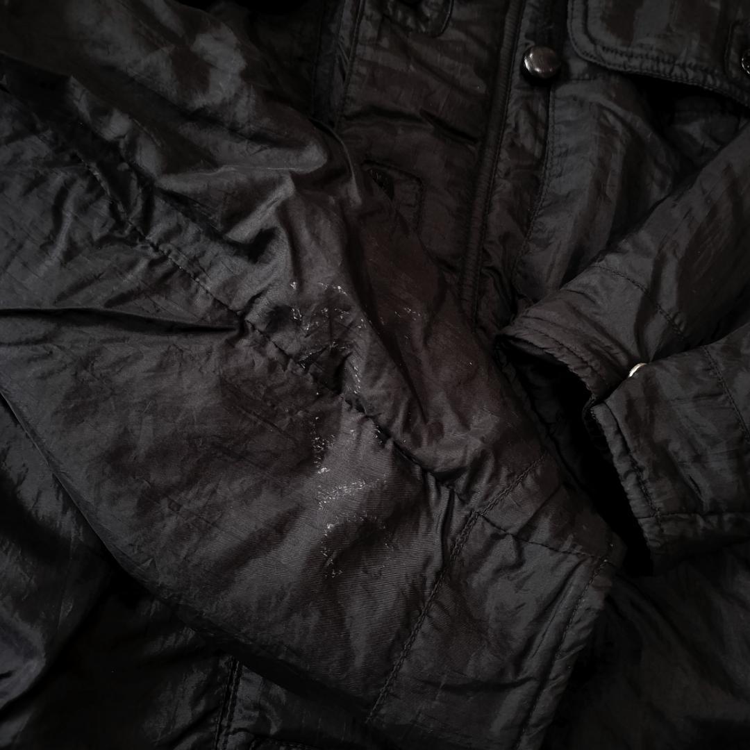 希少 80s BONEVILLE ナイロンジャケット 46 S~M ブラック 黒