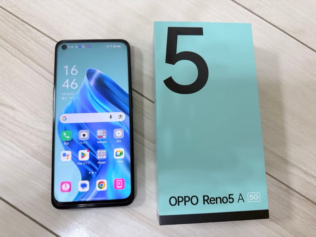 OPPO Reno5A (SIMフリー) 箱付き
