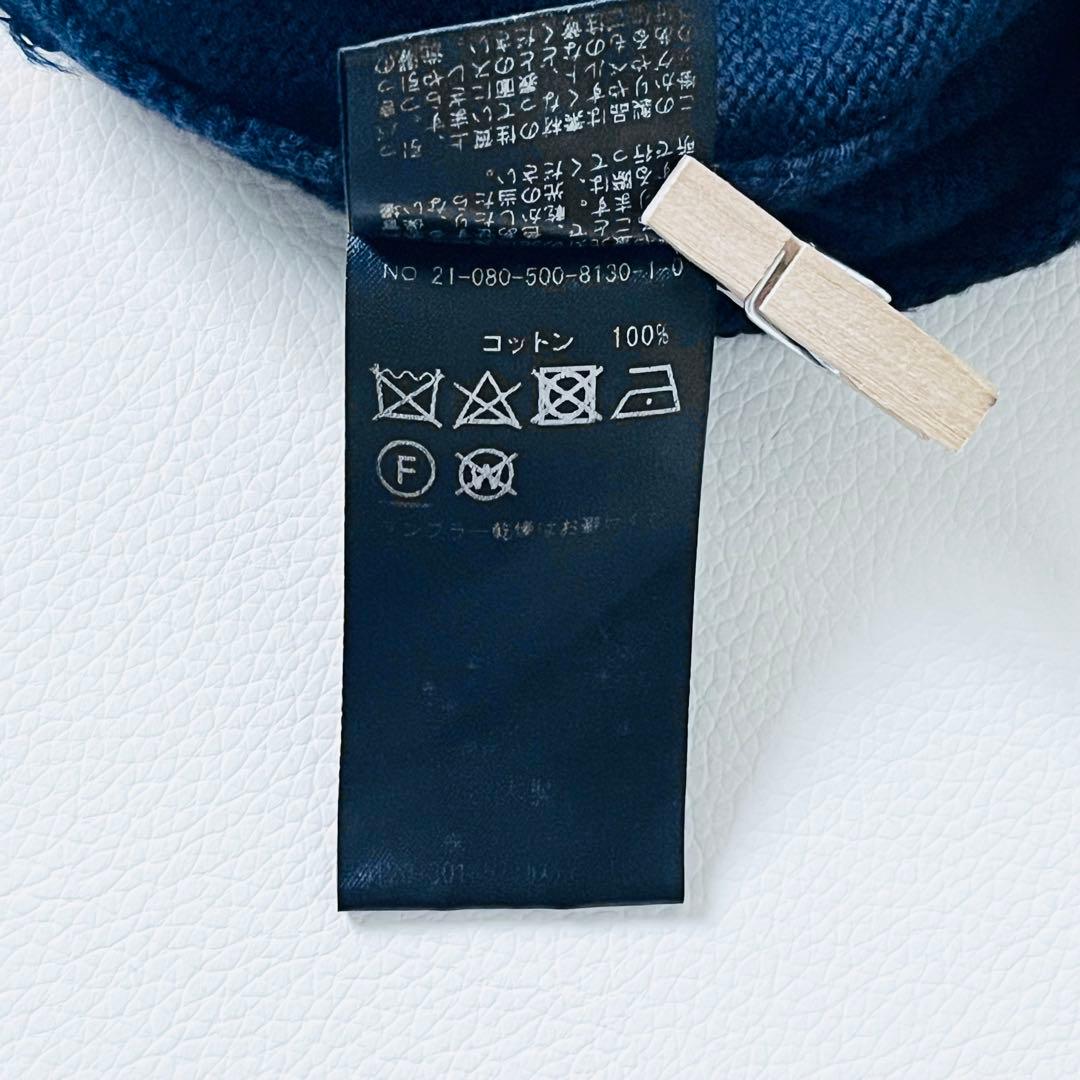 ドゥーズィエムクラス エブリデイアイライク ベーシックニット　コットン　ネイビー