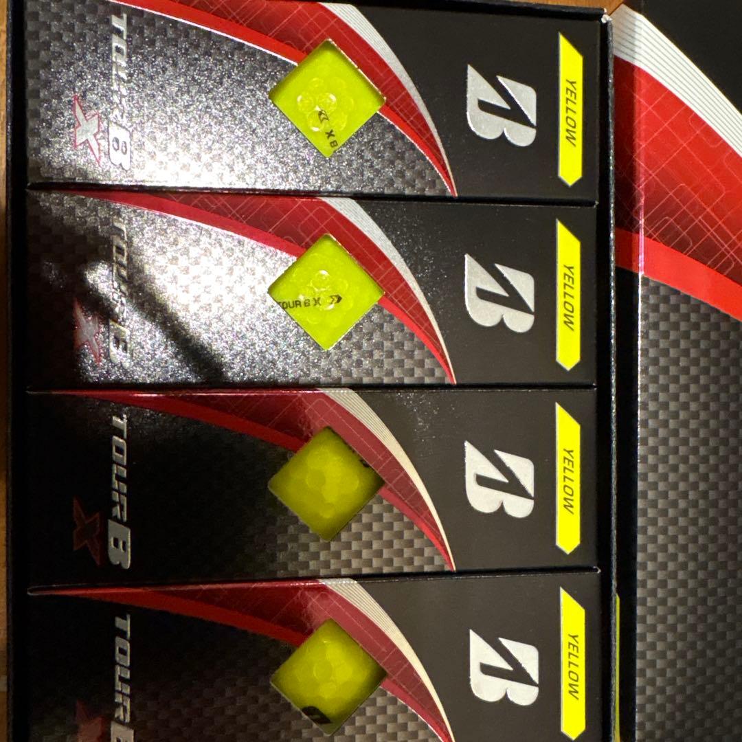 Bridgestone TOUR B X ゴルフボール イエロー24個