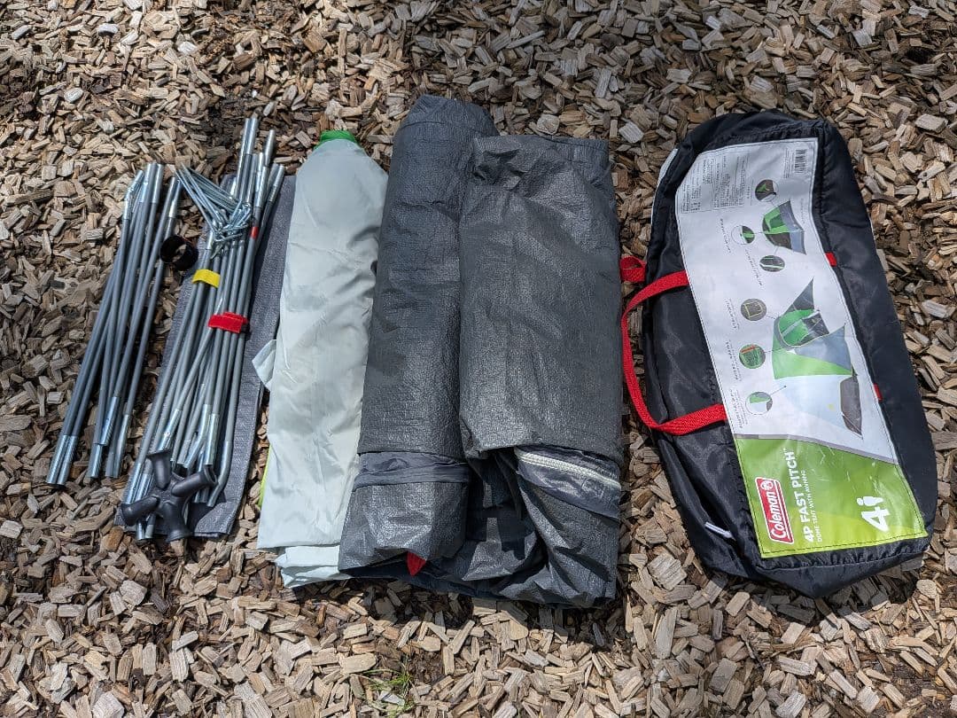 コールマン ドームテント4P ファストピッチテント 4人用らくらく設置