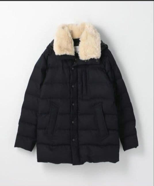 ひろけい10　Super120'sウールフランネル ダウンコート