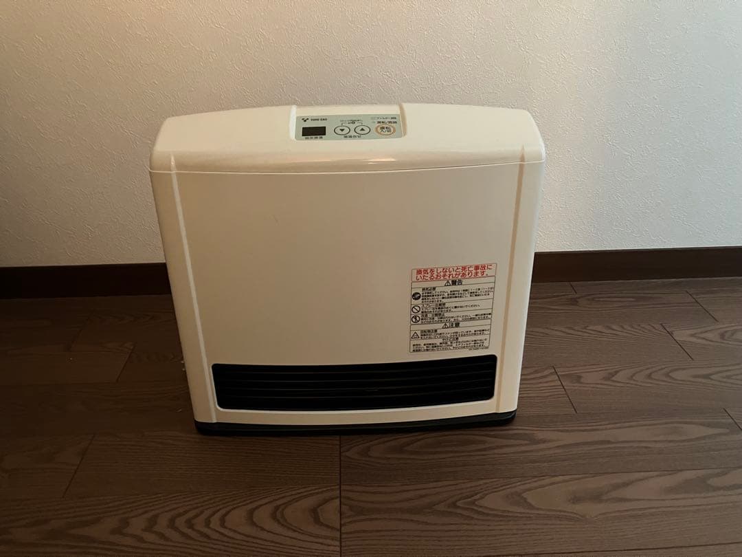 ガスファンヒーター都市ガス　リンナイRCー24FHA ガスホース取扱説明書付き