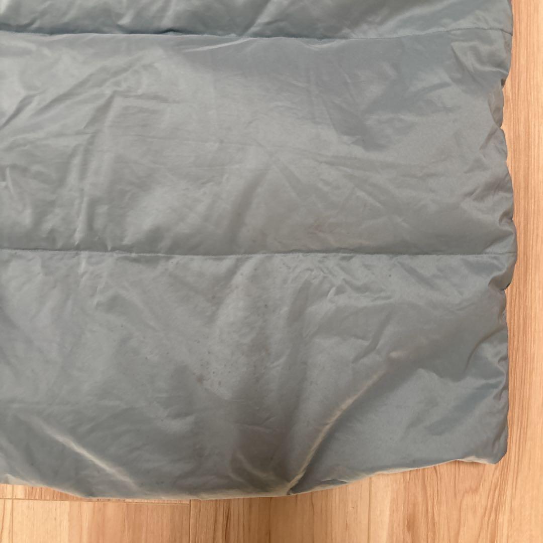 【希少カラー】ノースフェイス ロングダウン ベンチコート 肩ロゴ レディースM