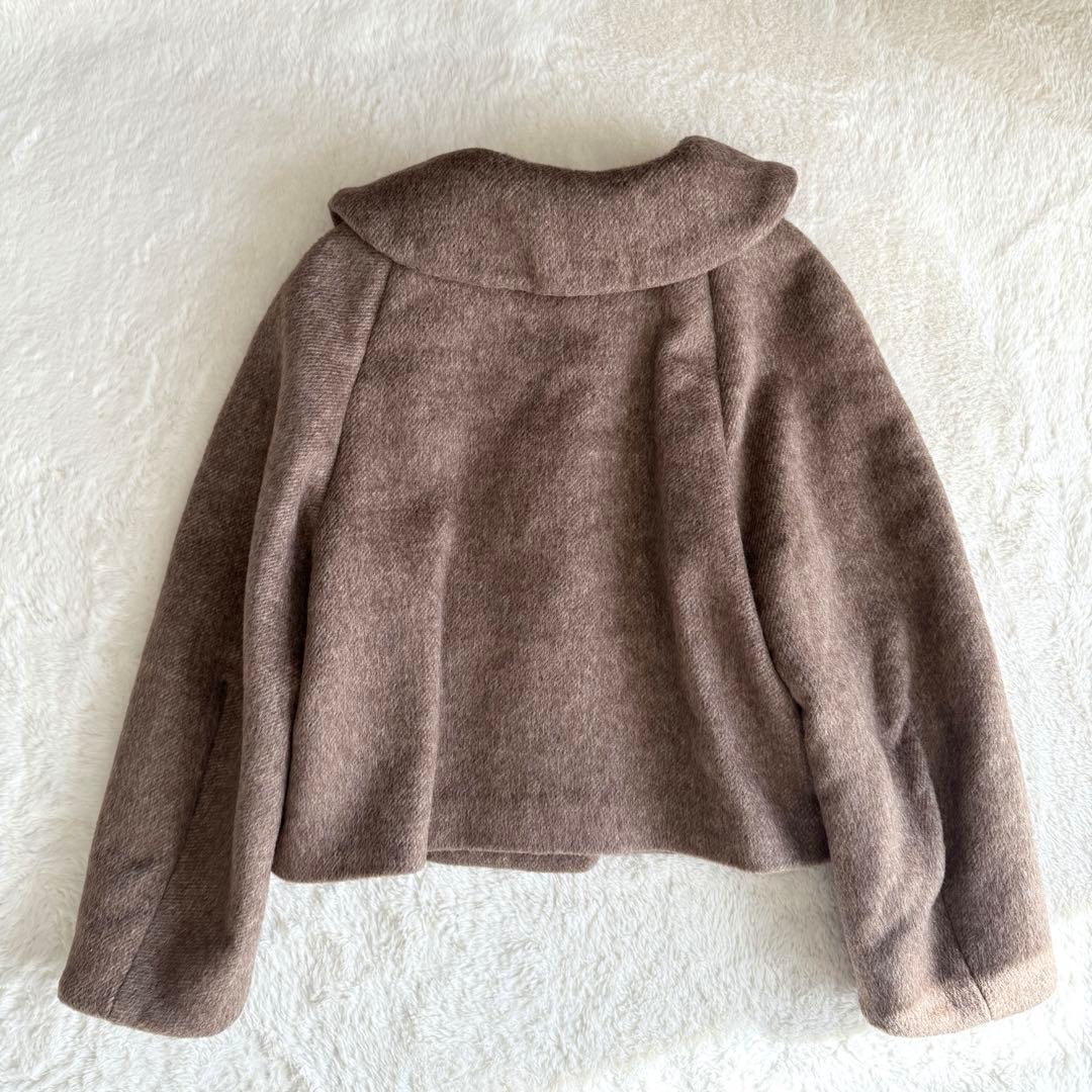 新品✨ フランシュリッペ とっておきミニ ダッフルコート 茶 パール