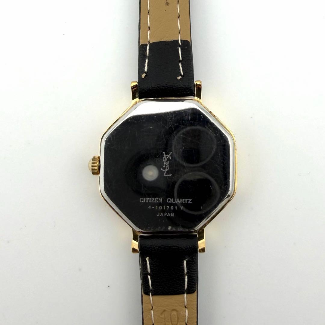 【新品電池/新品ベルト/稼働】サンローラン 4-101791 腕時計 オクタゴン