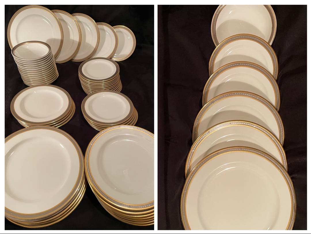 ノリタケ 洋食器　プレート大中小他6種類　合計 53枚セット