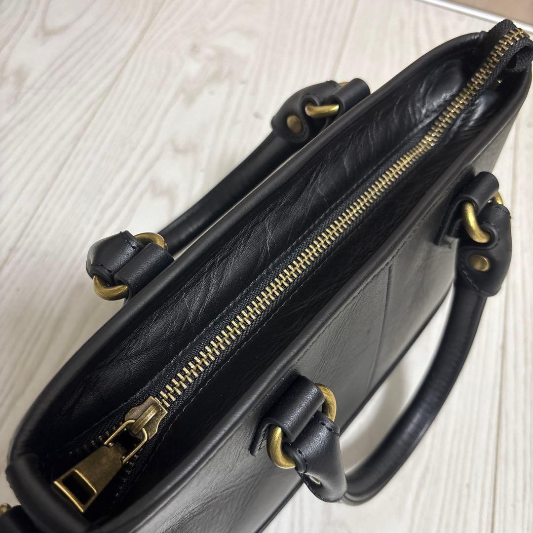 山崎DARGREE ミニトートバッグ メンズ 本革 Sサイズ