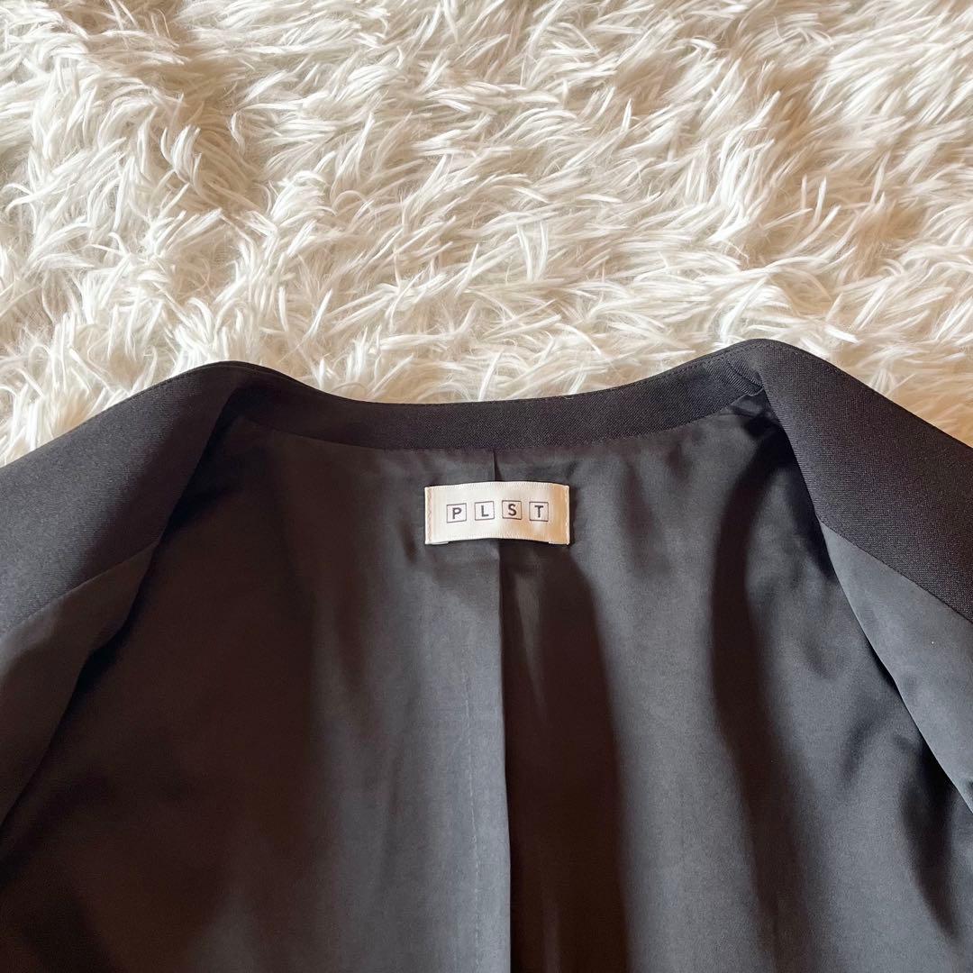 未使用級✨ プラステ プレミアムオックスカラーレスジャケット パンツスーツ 黒
