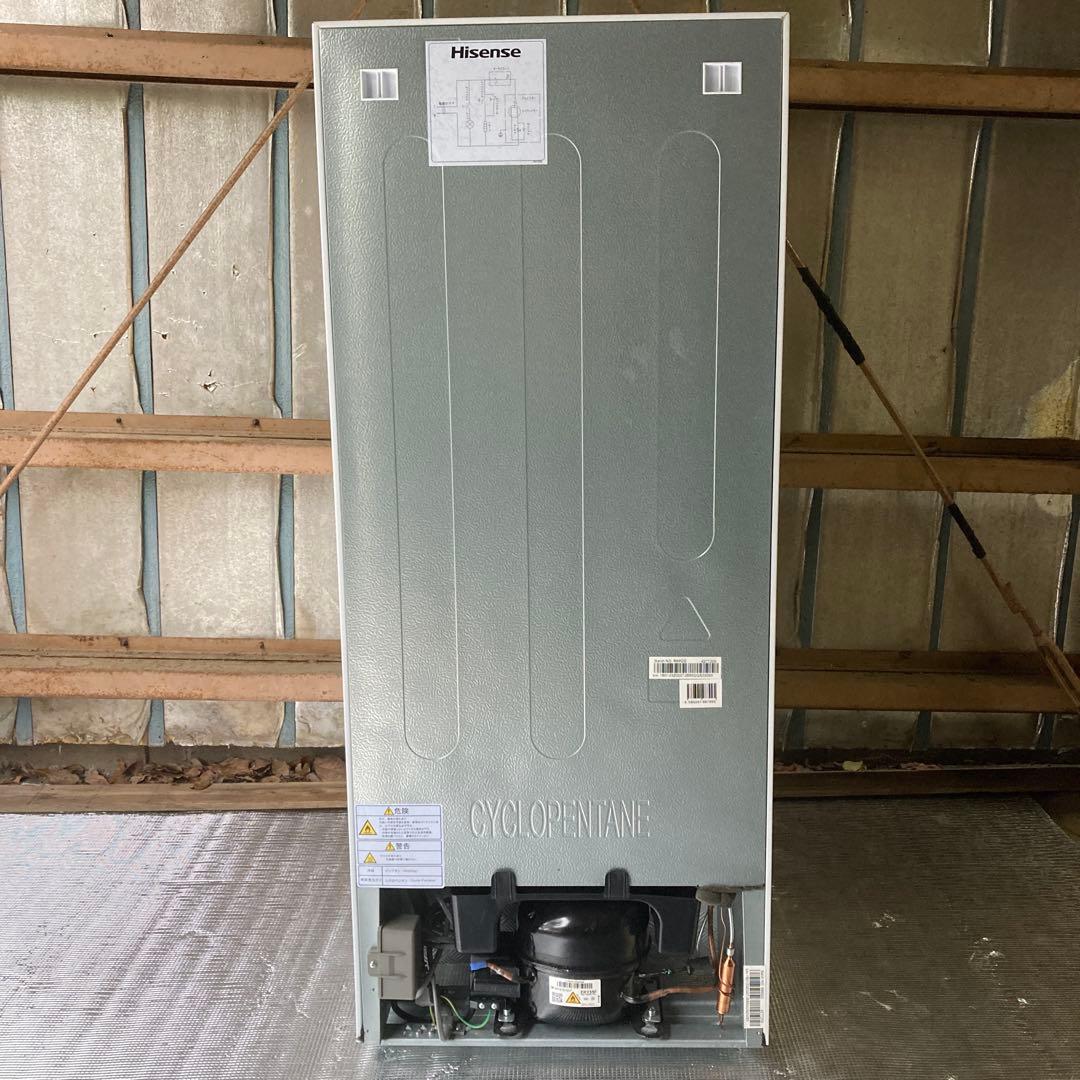 【自社配送エリア限定販売】2025年製Hisense124Lサイズ冷蔵庫