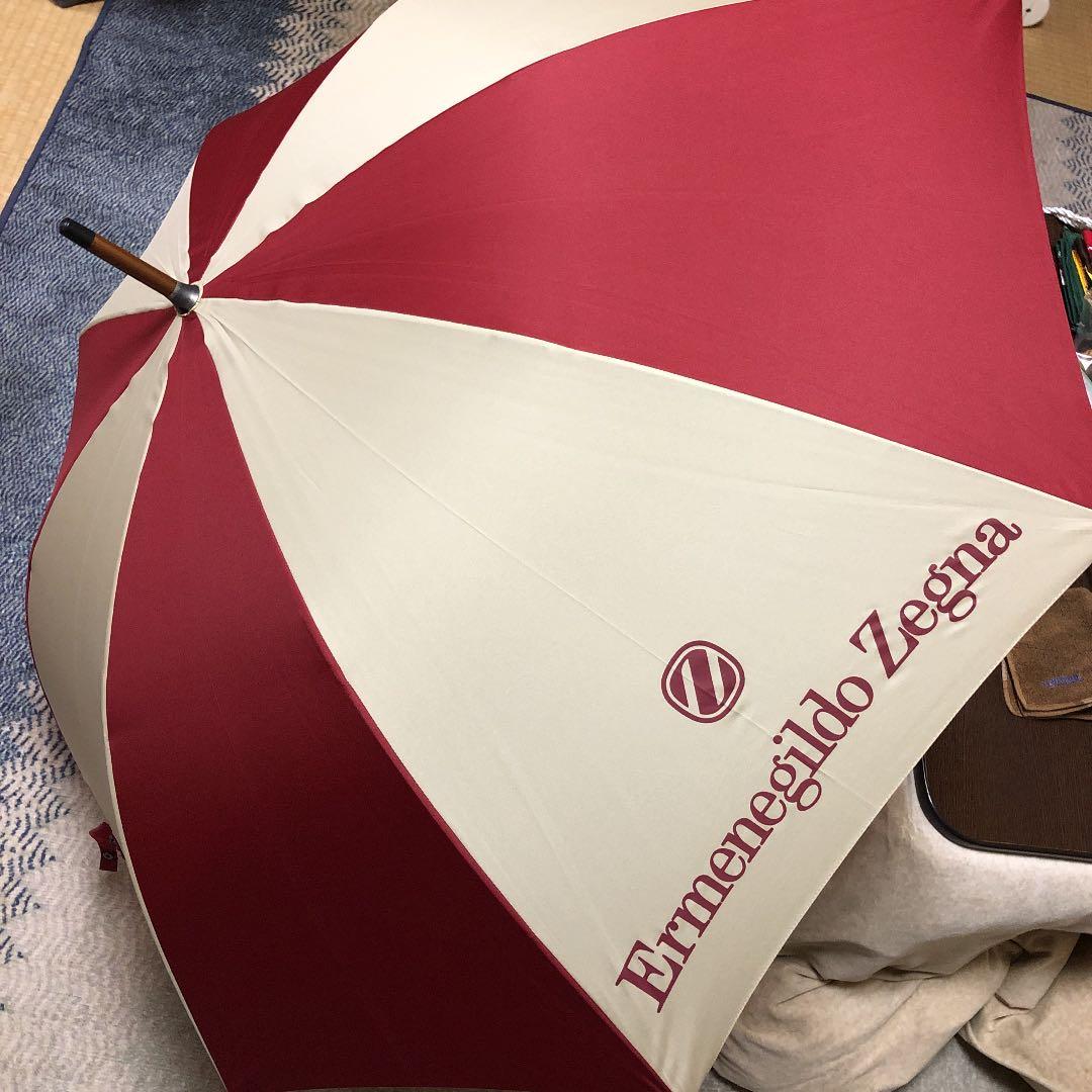 未使用 エルメネジルトゼニア 長傘 非売品