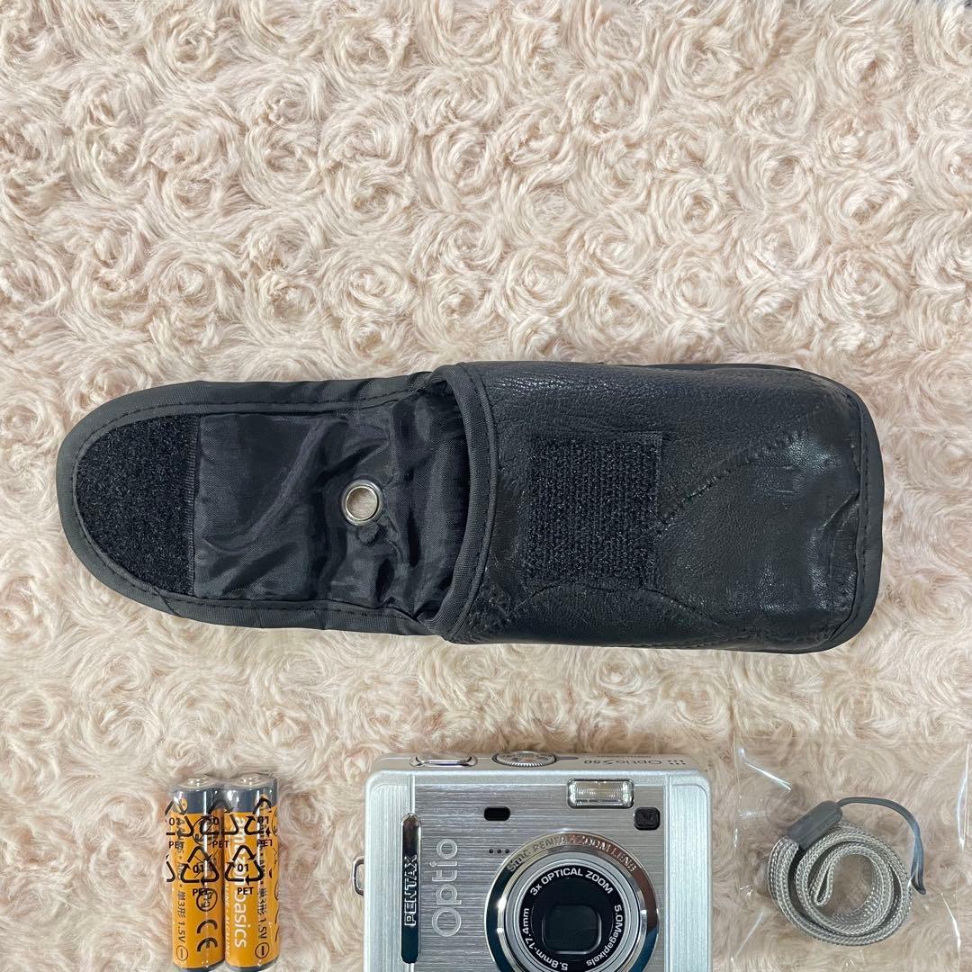動作確認済✨PENTAX Optio s50✨スマホ転送OK 単三電池 可愛い♪