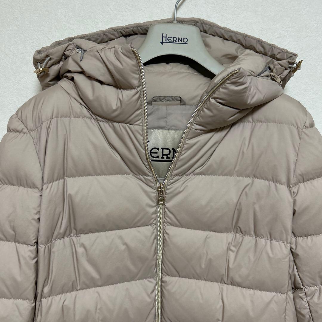 さ*と様 ヘルノ　ダウン　レディース　42 ロングダウン