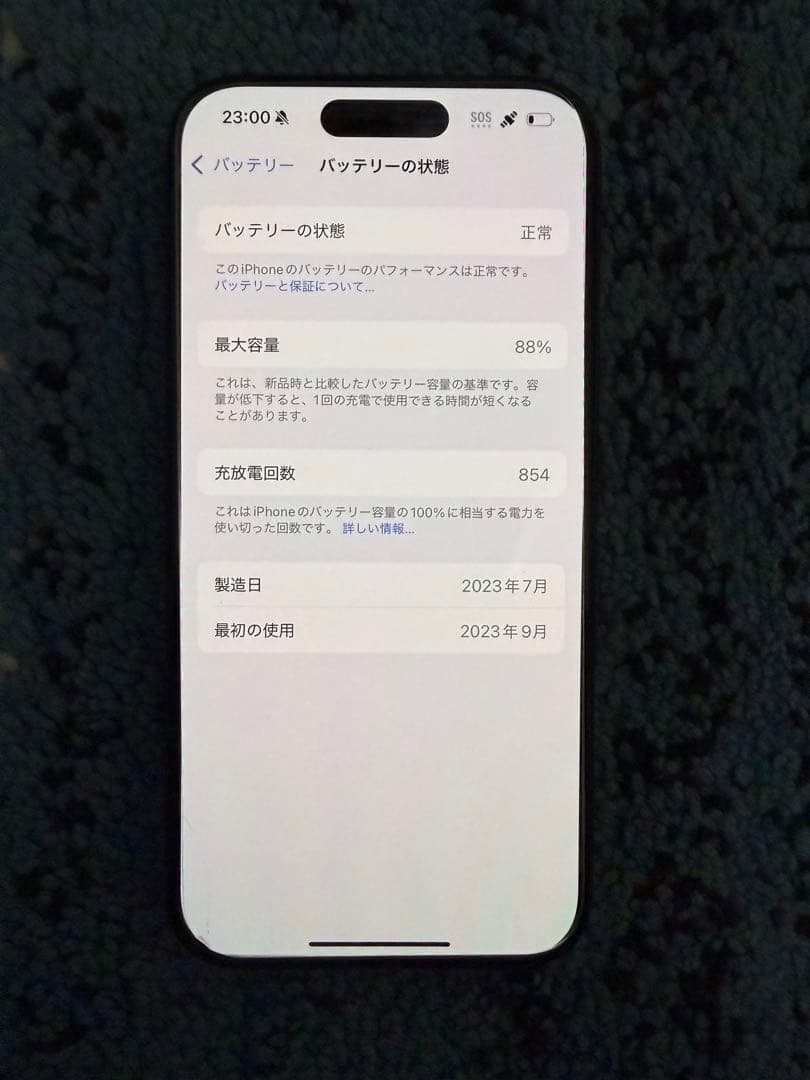 Apple iPhone 15 Pro ブルーチタニウム 本体256GB