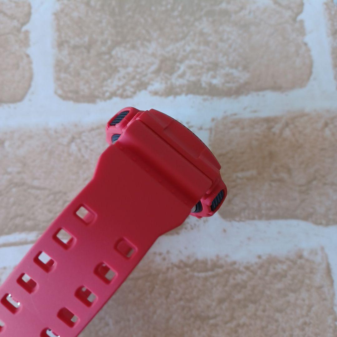 CASIO G-SHOCKジーショック腕時計 紅レッド　男梅コラボカラー