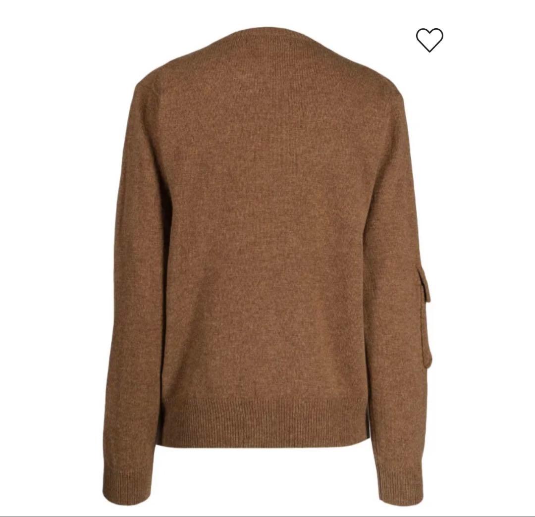 美品　Y's キャメル　ポケット　ニット　セーター