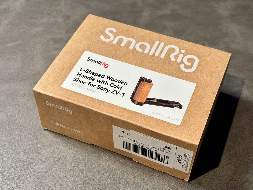 SONY VLOGCAM ZV-1 SMALLRIGウッドグリップ付