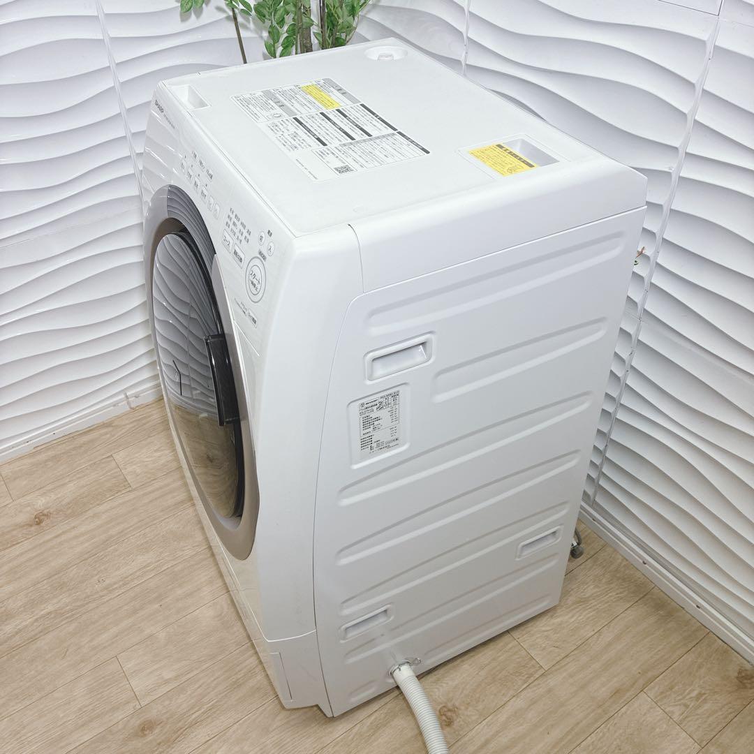 大阪府神戸市配達料無料！動作保証5ヶ月◇2023年◇SHARP◇ドラム式洗濯機◇