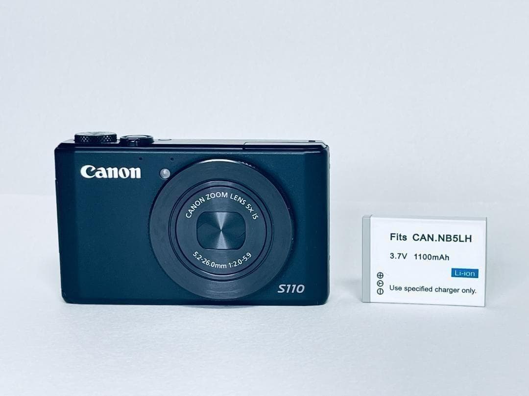 【中古】Canon キヤノン PowerShot S110 ブラック 黒