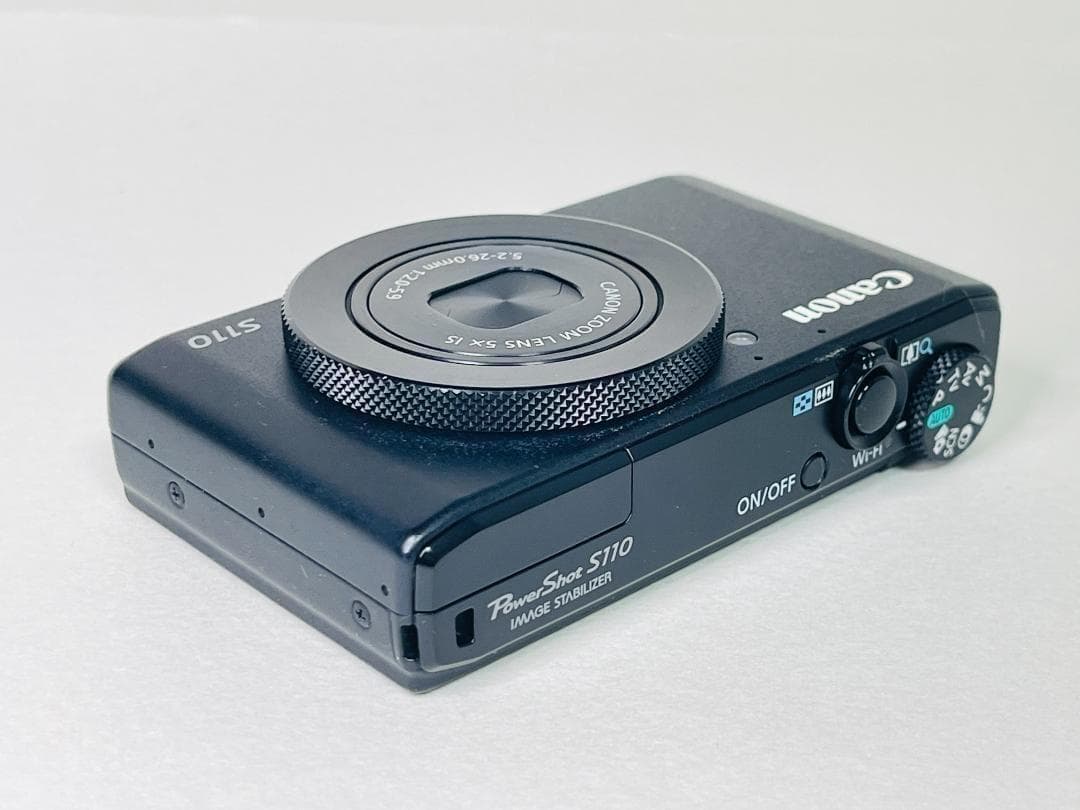 【中古】Canon キヤノン PowerShot S110 ブラック 黒