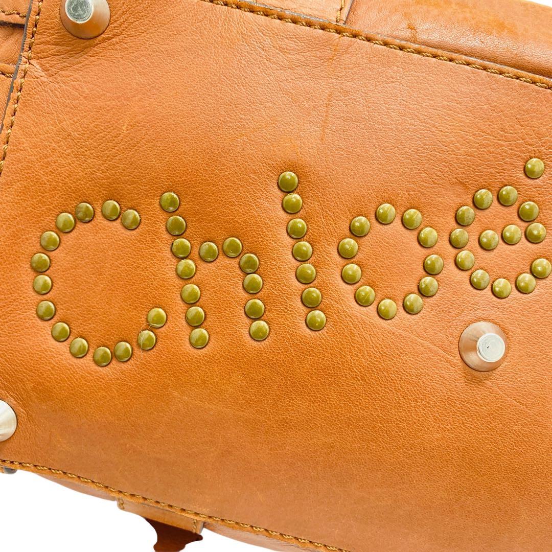 【極美品】Chloe ボストンバッグ パッツィー レザー