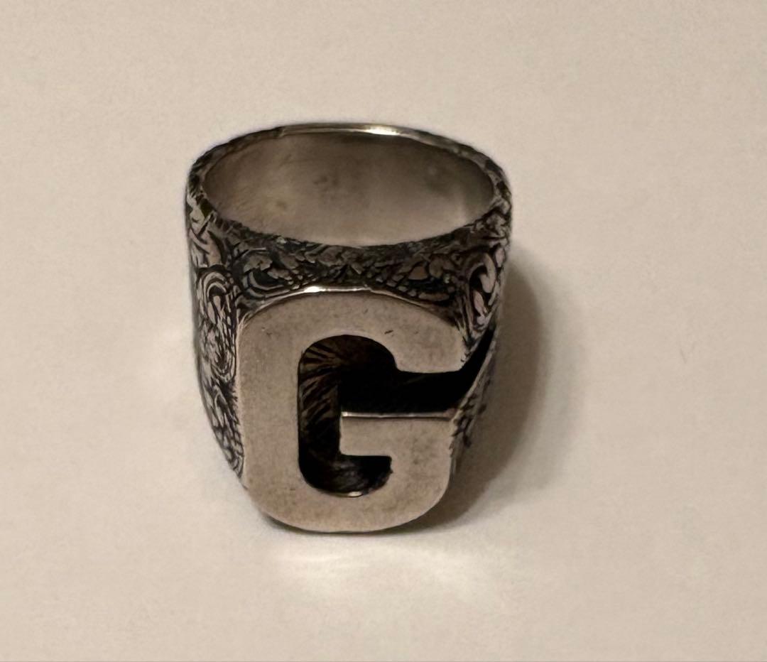 最終値下げ　GUCCI イニシャルリング G Mサイズ