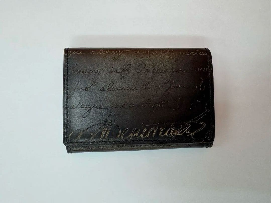 【美品】Berluti ブラックレザー 名刺入れ