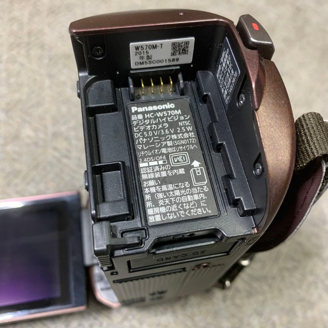 J627 Panasonic HC-W570M ビデオカメラ ブラウン