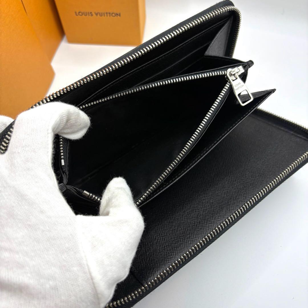 【美品】ルイヴィトン ジッピーオーガナイザー ダミエ グラフィット 長財布