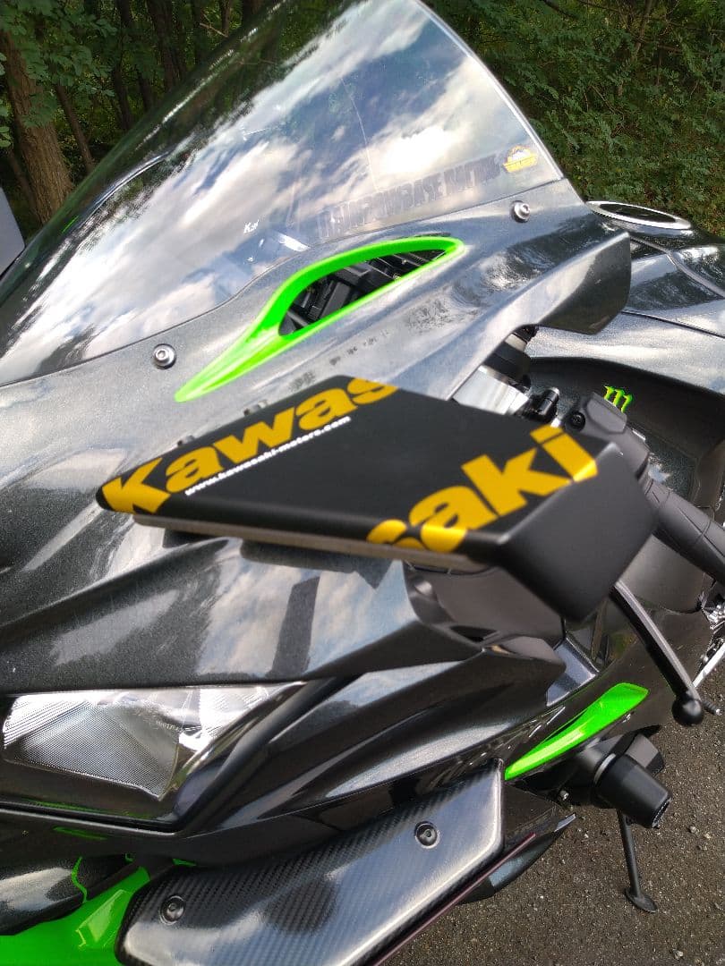 カワサキ　ZX10R　ウイングミラー LEDウインカー　sonluck