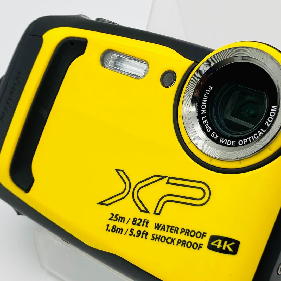 FUJIFILMフジフイルム FinePixXP140イエローコンデジ