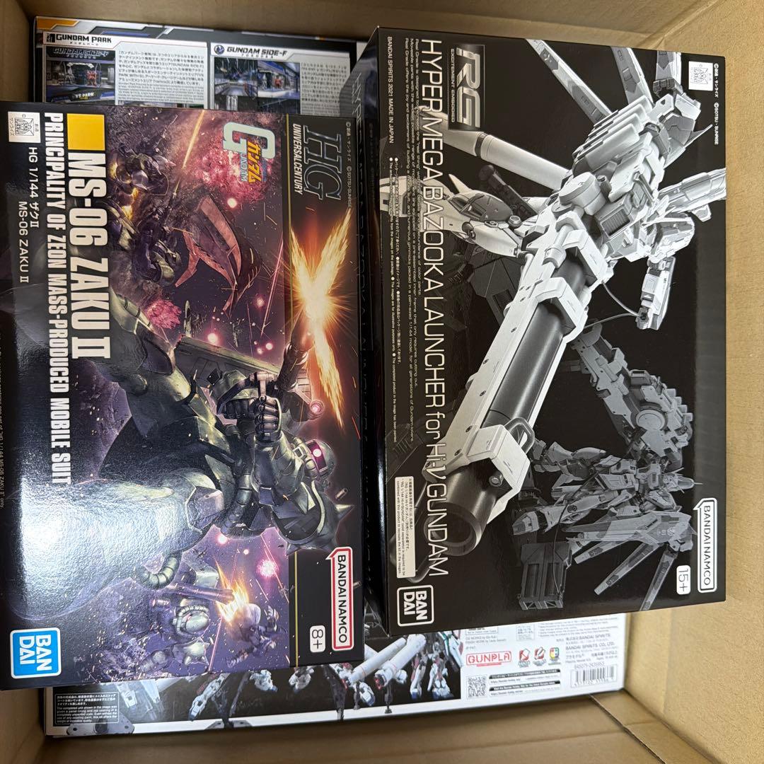 ガンプラまとめ売り宇宙世紀RG セットhgucザク2おまけ