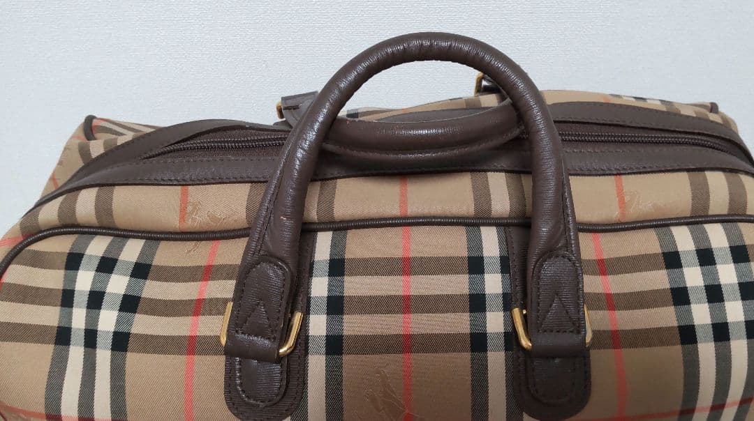 BURBERRY　バーバリー ノバチェック　ボストンバッグ