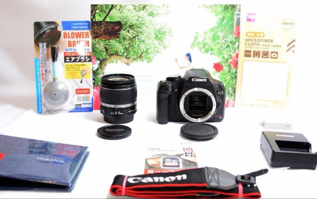 ❤動画機能付❤ Canon Kiss x3 スマホ転送 一眼レフ カメラ