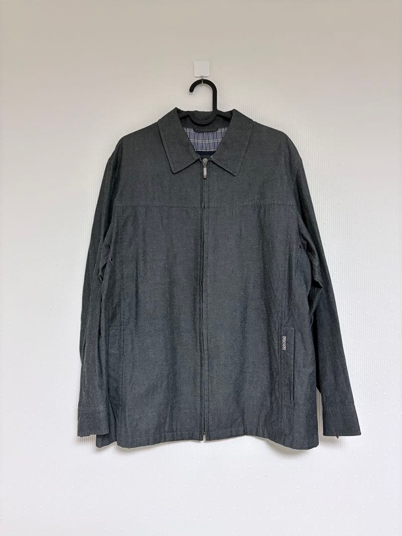 BURBERRY LONDON メンズジャケット L ジップ グレー ブルゾン