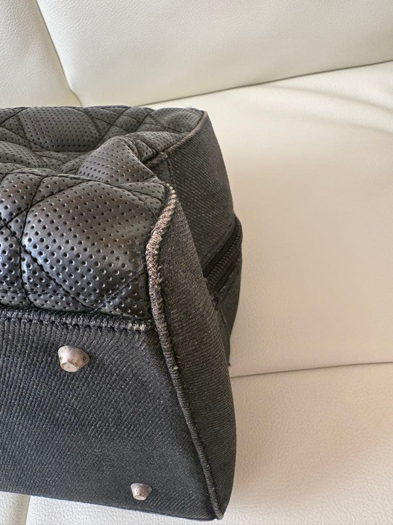 希少⁈難あり　クリスチャンディオール　ボストンバッグ　キルティング