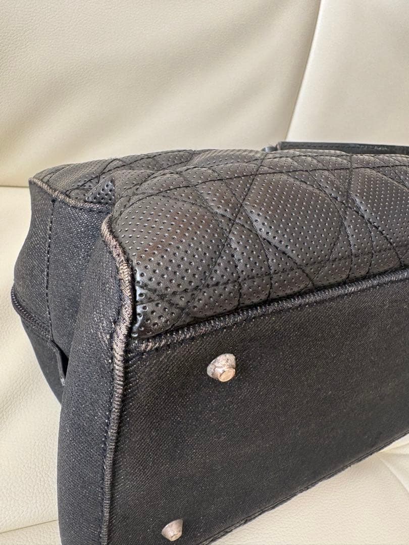 希少⁈難あり　クリスチャンディオール　ボストンバッグ　キルティング