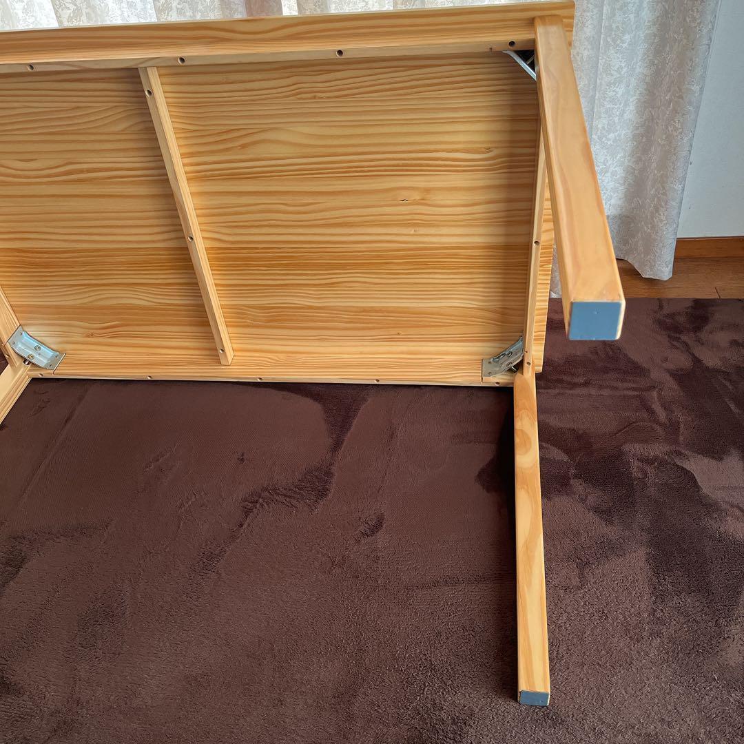 ワイド 118cm】パイン 無垢材 ダイニングテーブル ナチュラル