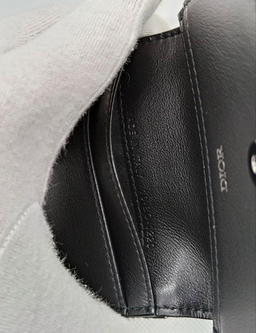 【美品】DIOR カードケース オブリークジャガード