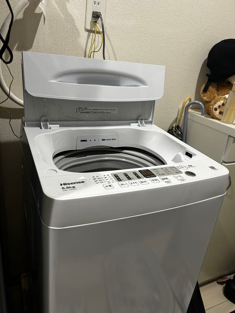 Hisense 洗濯機 5.5kg HW-T55H 一人暮らし用