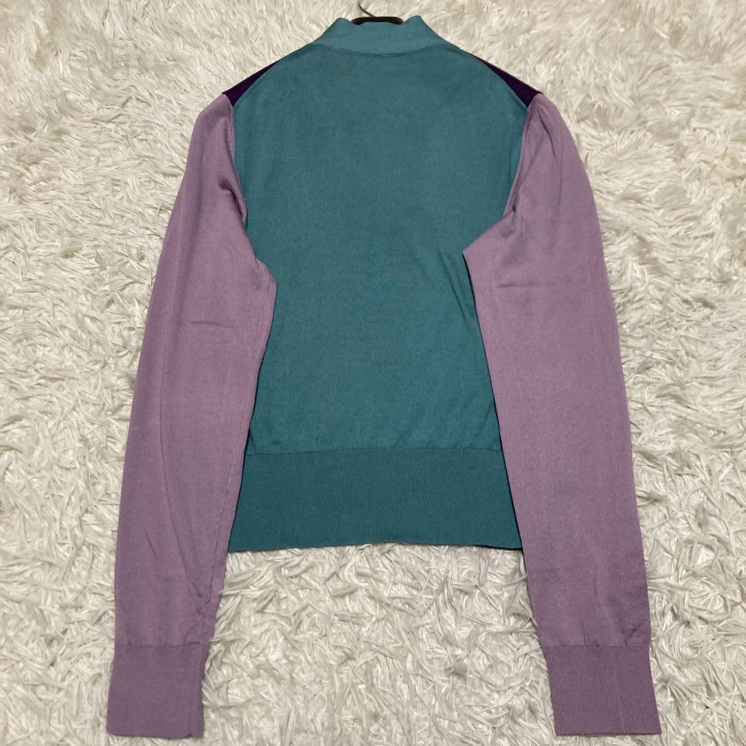 美品✨ドルチェ&ガッバーナ　シルク100 ボウタイニット　Lサイズ　DG金具