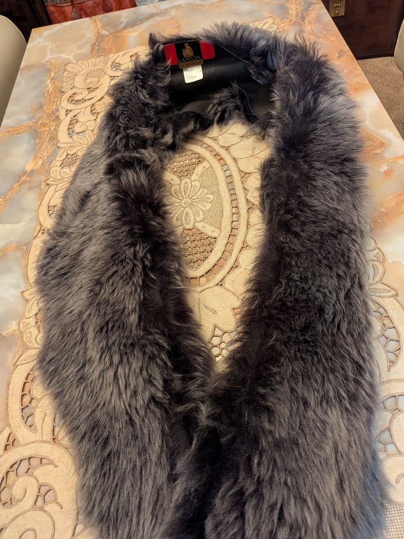 漆黒の華　最高級ピュアカシミアチェスターコート他2点　ブラック　百貨店購入