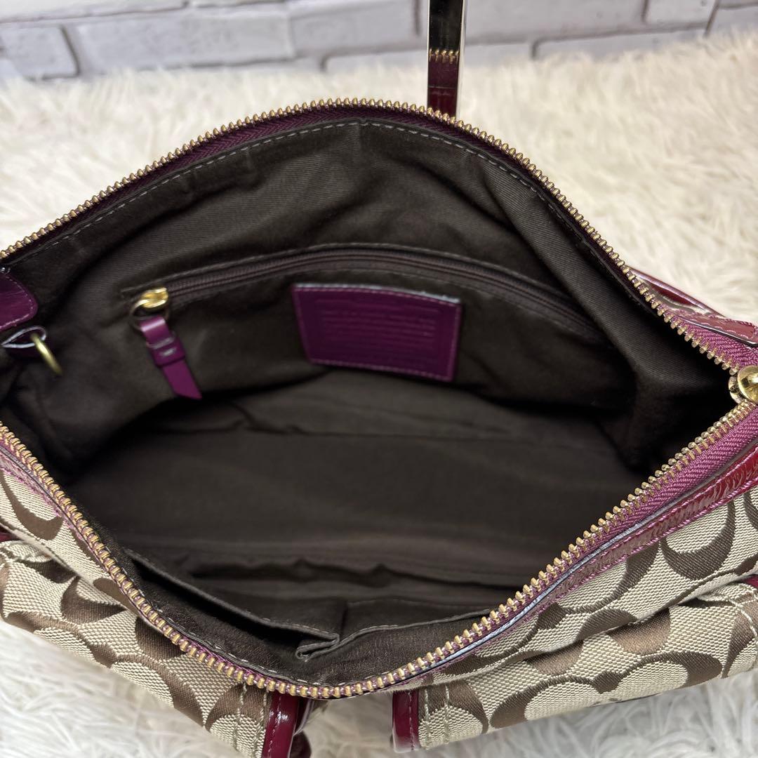 バッグ Coach Signature Legacy 65th Shoulder Bag