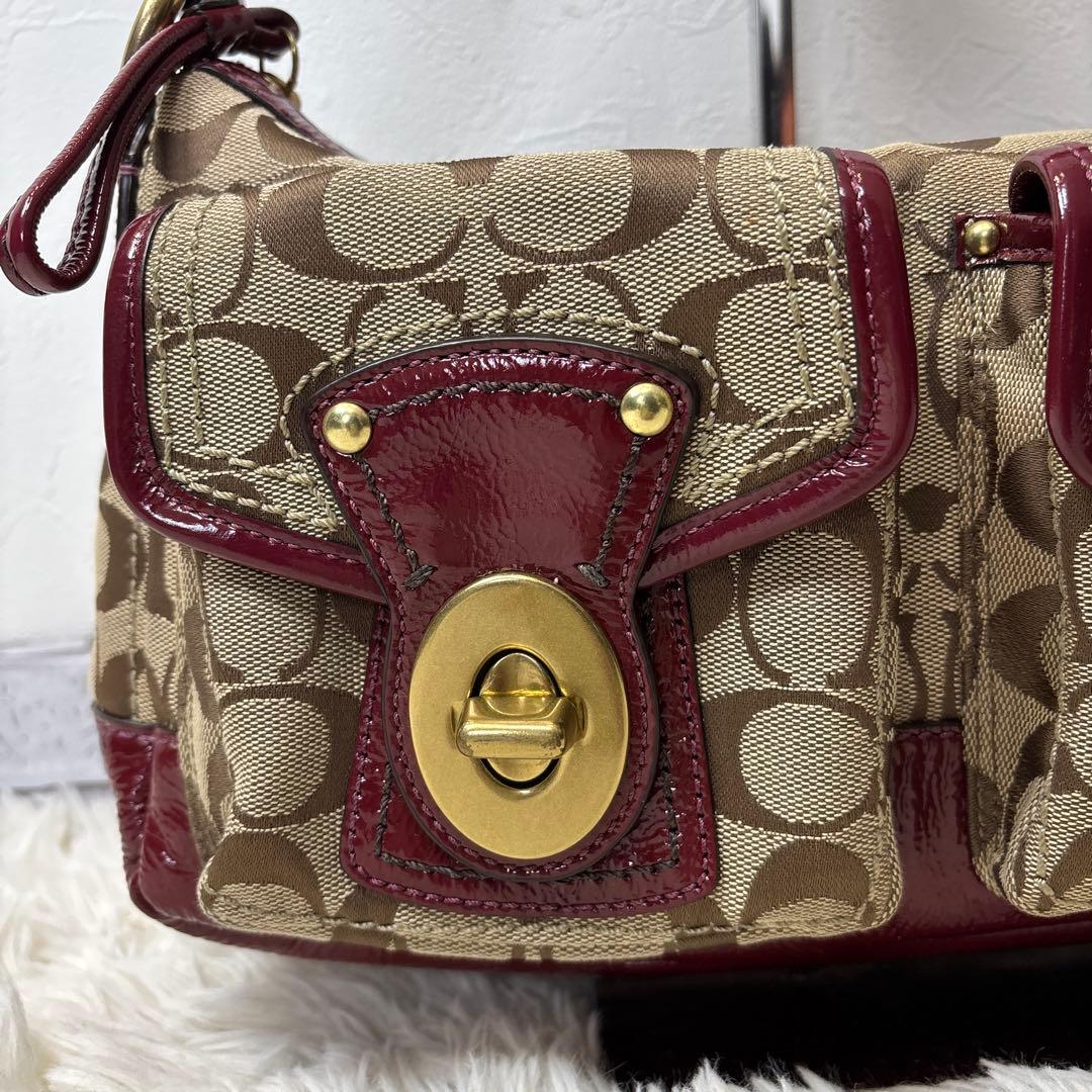 バッグ Coach Signature Legacy 65th Shoulder Bag