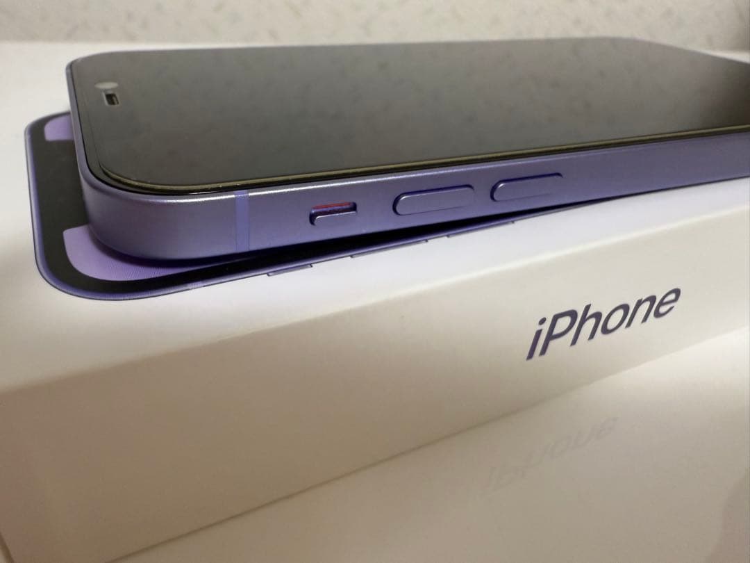 純正バッテリー99% iPhone12本体 128GB パープル　美品